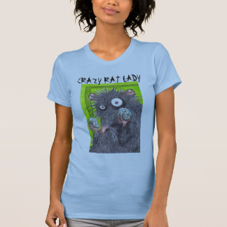 CRAZY RAT LADY FUNNY RATS T-Shirt