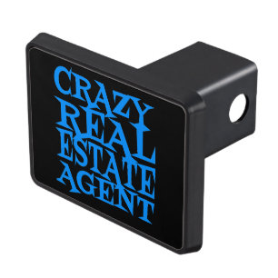 Crazy Real Estate Agent in Blue Hitch Cover
