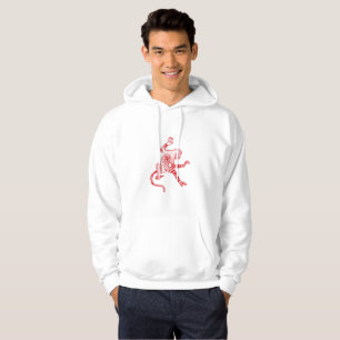 Crazy Red monkey hoodie