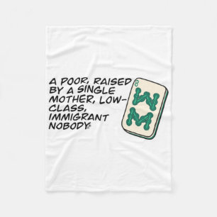 Crazy Rich Asians Mahjong scene quote Classic Fleece Blanket