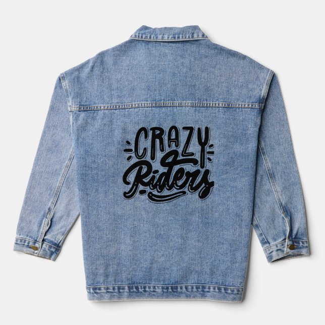Crazy Riders  Denim Jacket (Back)