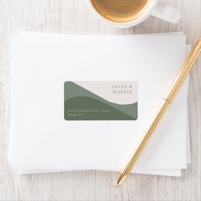 Crazy Right Now Wedding Address Label (Insitu)