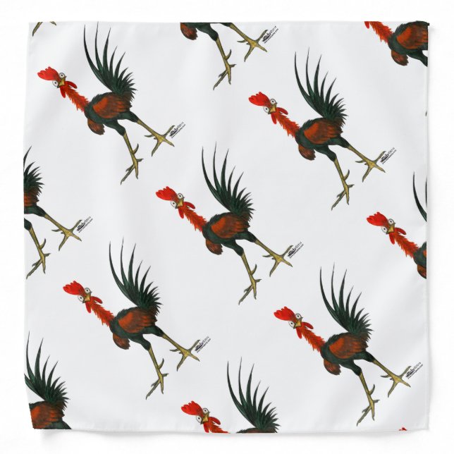 Crazy Rooster Bandana (Front)