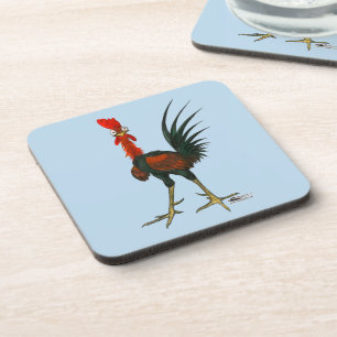 Crazy Rooster Beverage Coaster