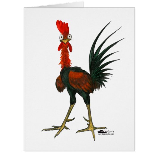 Crazy Rooster Cards (Front)