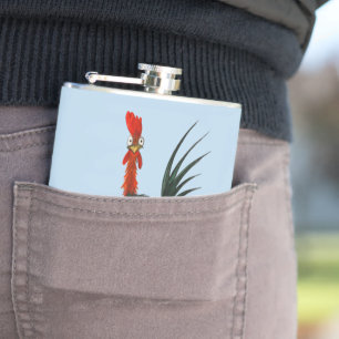 Crazy Rooster Flask