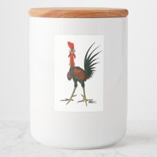Crazy Rooster Food Label