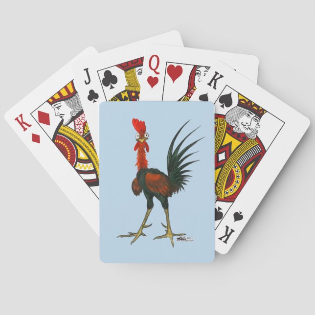 Crazy Rooster Poker Cards (Back)