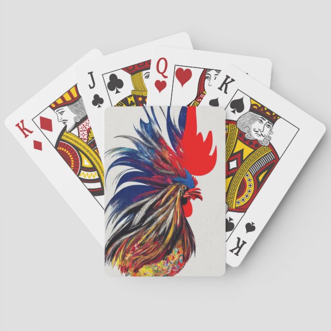 Crazy Rooster Poker Cards (Back)