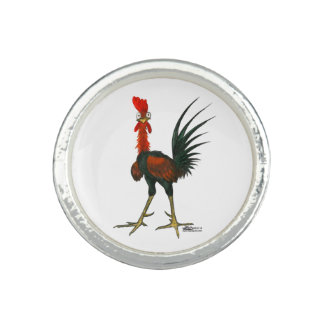 Crazy Rooster Ring