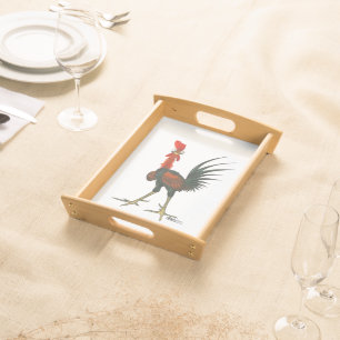 Crazy Rooster Serving Tray