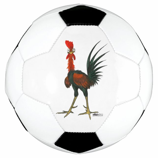 Crazy Rooster Soccer Ball (Front)
