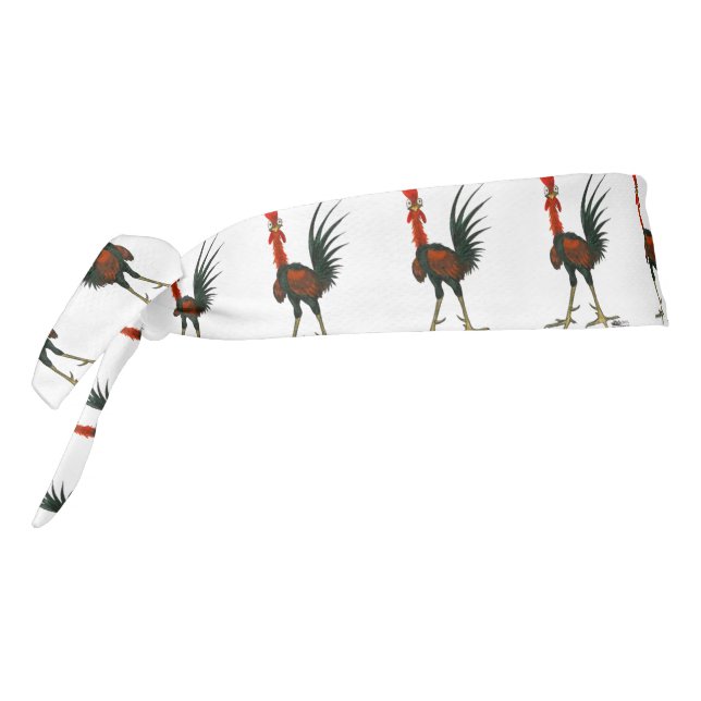 Crazy Rooster Tie Headband (Rotate 270)