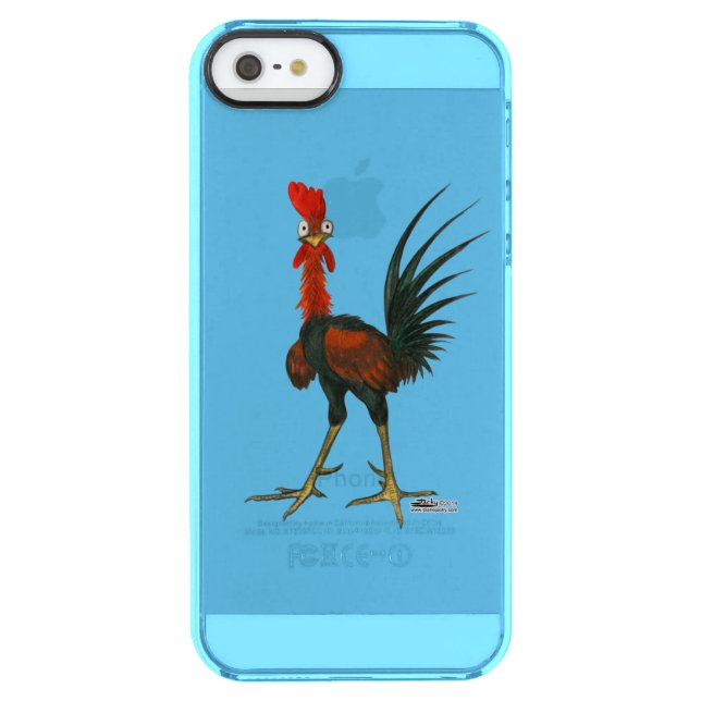 Crazy Rooster Uncommon iPhone Case (Back)