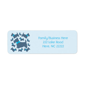 Crazy Scottie Return Address Labels