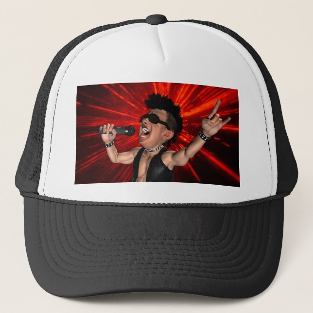Crazy Screams and Laser Beams Hat (Front)