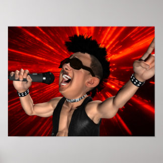 Crazy Screams and Laser Beams Poster