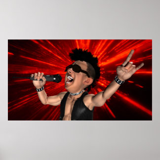 Crazy Screams and Laser Beams Poster