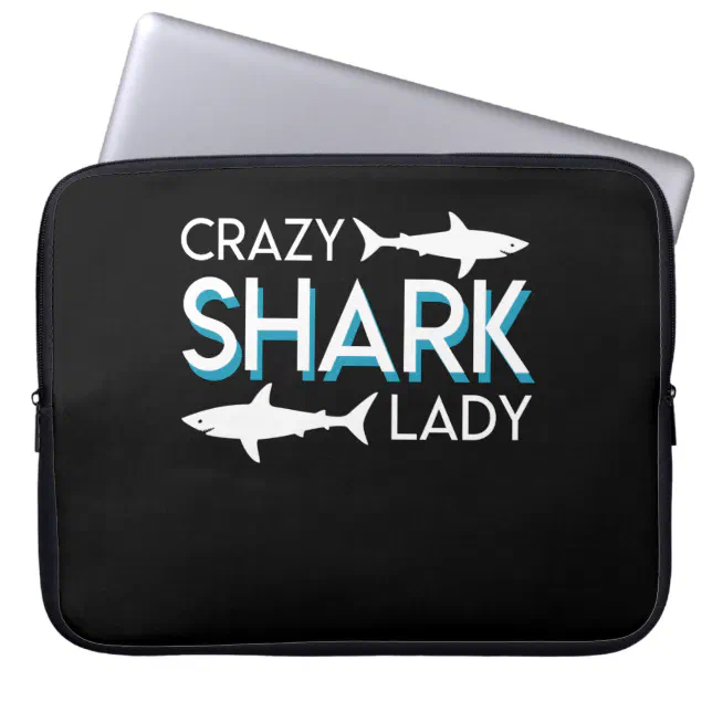 Crazy Shark Lady Schlüsselanhänger Aus Kunststoff - Witziges Design, Ca. 58 X 58 Mm