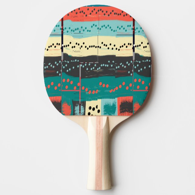 Crazy Sheet Music by Shirley Taylor Ping-Pong Paddle (Front)
