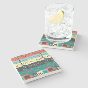 Crazy Sheet Music by Shirley Taylor Stone Coaster