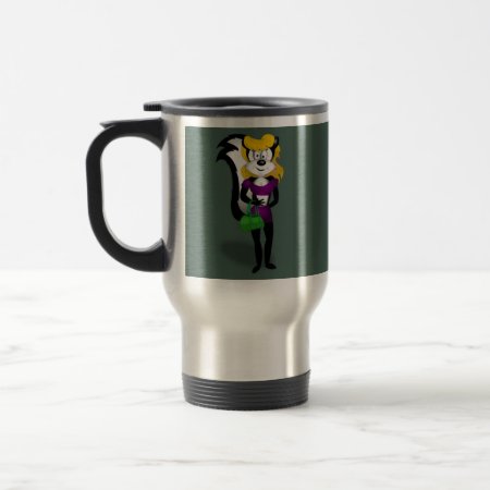 Crazy Skunk Travel Mug