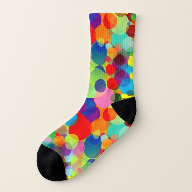 Crazy Socks in Many Colors (Left Outside)