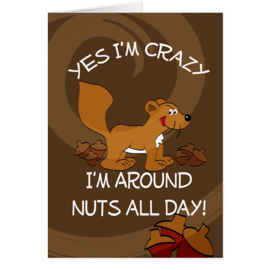 Crazy Squirrel Cards (Front)
