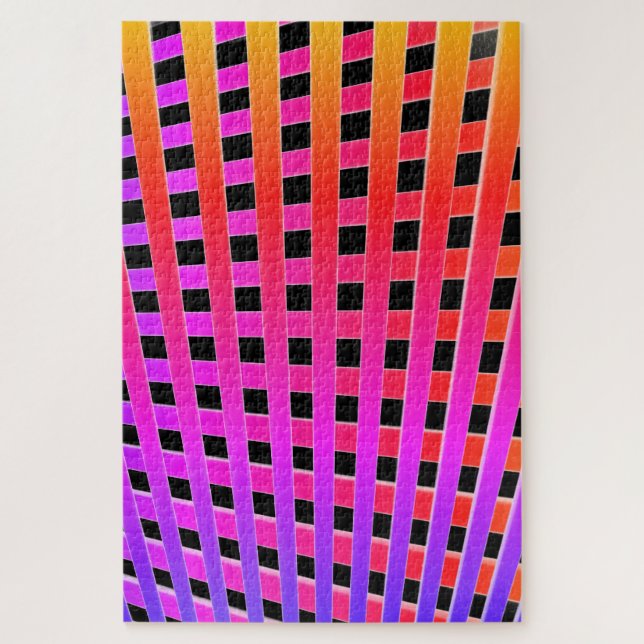 Crazy Striped Puzzle (Vertical)