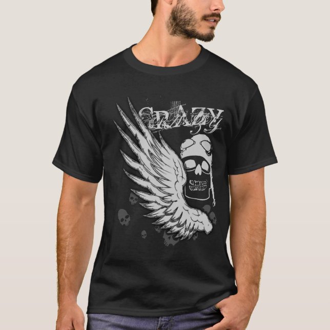 Crazy Suicide Pilot T-Shirt (Front)