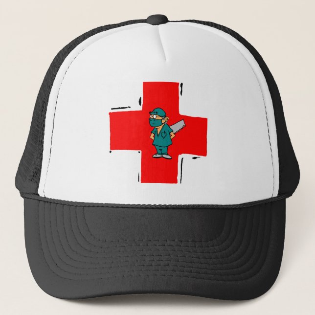 crazy surgeon trucker hat (Front)