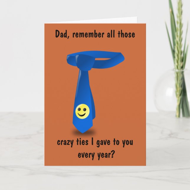 Crazy Ties Father's Day Card (Front)
