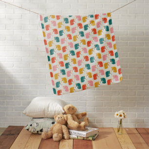 Crazy toilet paper cats  baby blanket