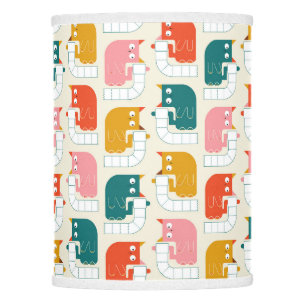 Crazy toilet paper cats lamp shade