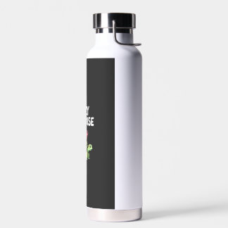Crazy Tortoise Lady Tortoises Mom Women Turtle (4) Water Bottle