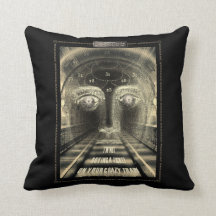 Crazy Train Throw Pillow