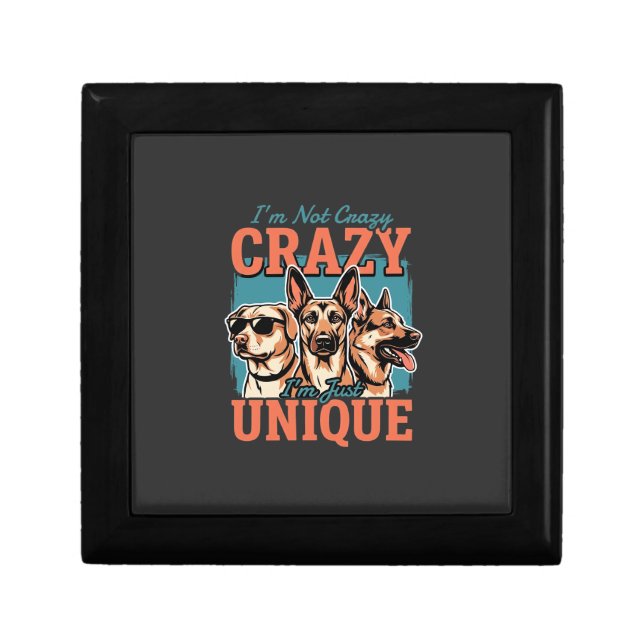 Crazy Unique Dog Lover Gift Box (Front)