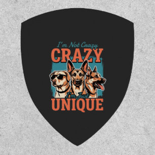 Crazy Unique Dog Lover Patch