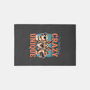 Crazy Unique Dog Lover Rug