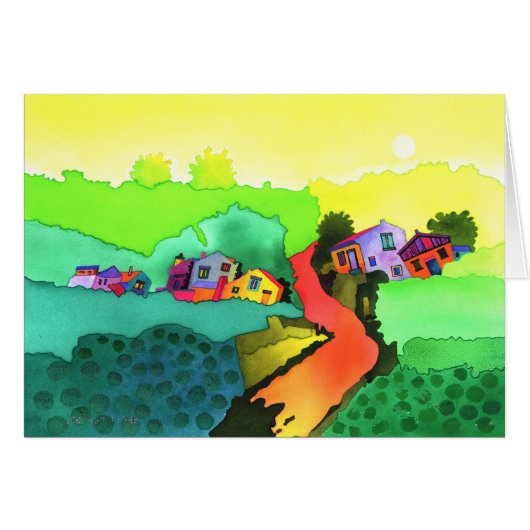 Crazy Village Cards (Front Horizontal)