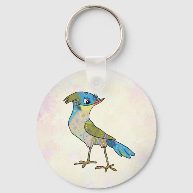 Crazy Vogel Keychain (Front)