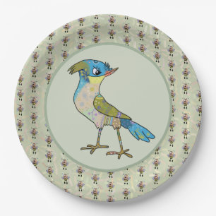 Crazy Vogel Paper Plates