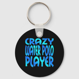 Crazy Water Polo Player Keychain
