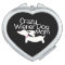 Crazy Wiener Dog Mom Dachshund Compact Mirror