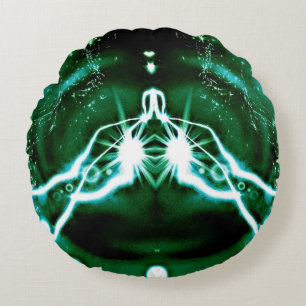 CRAZY WISDOM GURU MEDITATION ROUND PILLOW