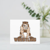 crazy wrestler wrestling design (Standing Front)