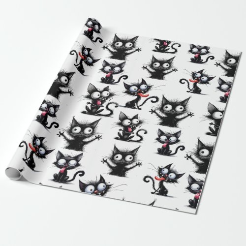 CrazyCats Wrapping Paper