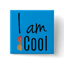 Crazydeal p592 I am cool standard square button