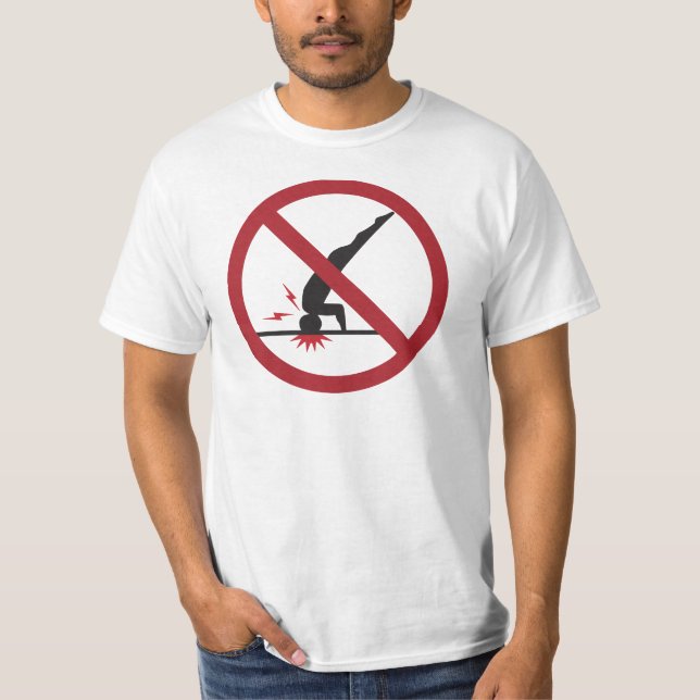 CRAZYFISH no diving T-Shirt (Front)