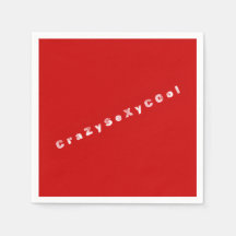 CrazySexyCool Paper Napkins